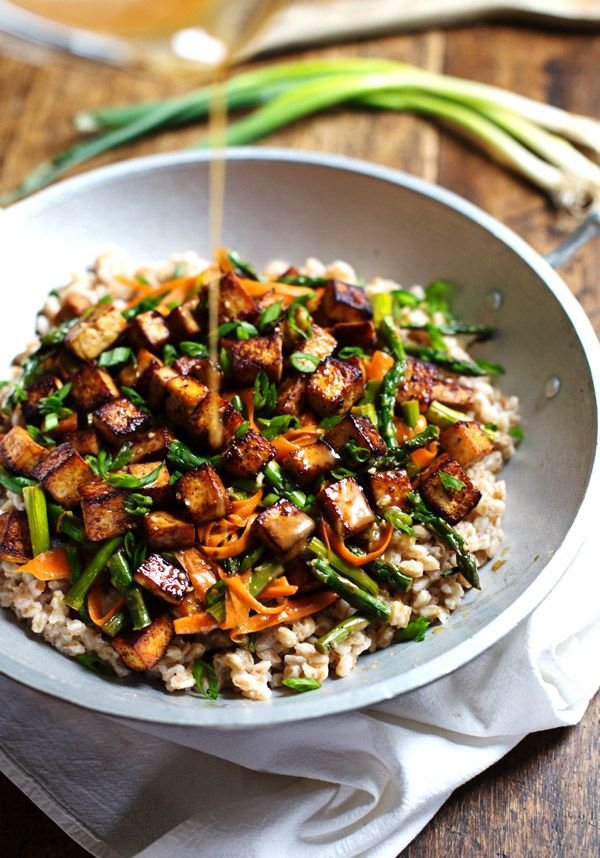 Honey Ginger Tofu & Veggie Stir Fry