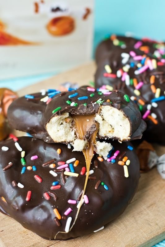 Chocolate Covered Caramel Sourdough Pretzels