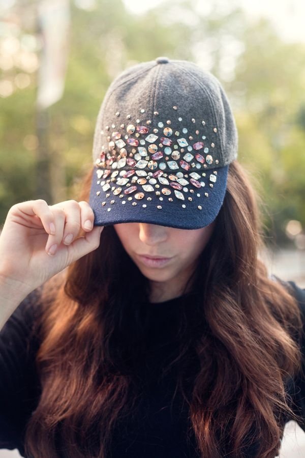 Gorgeous Crystal Baseball Cap