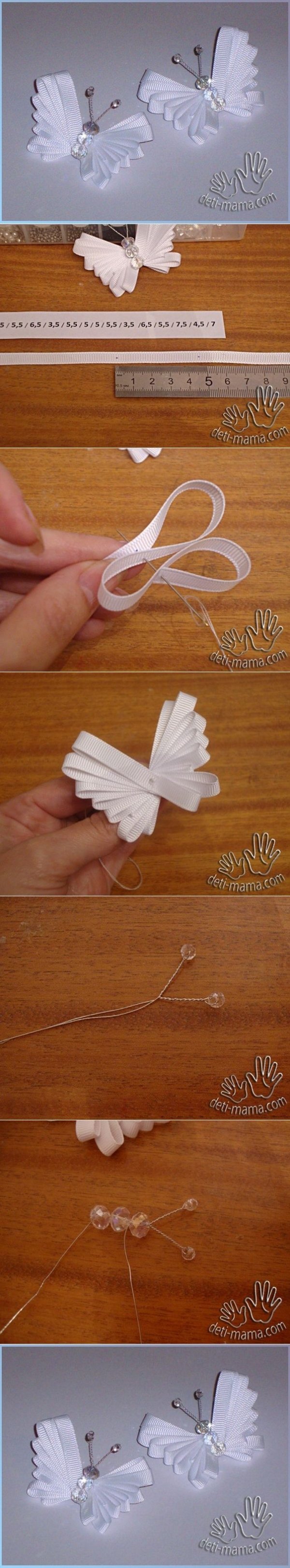 DIY Easy Ribbon Butterfly