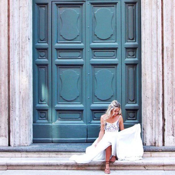 color, woman, structure, window, door,