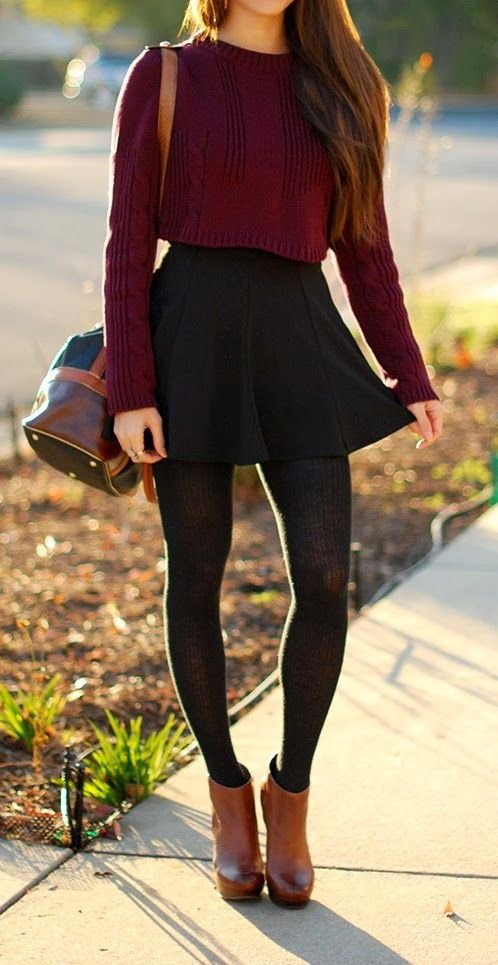 Black and Burgundy