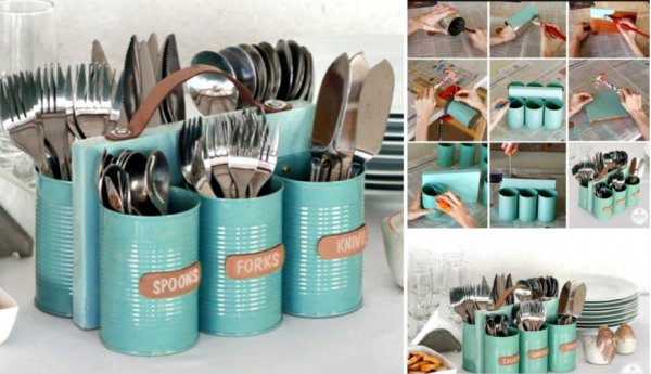 DIY Cutlery Stand