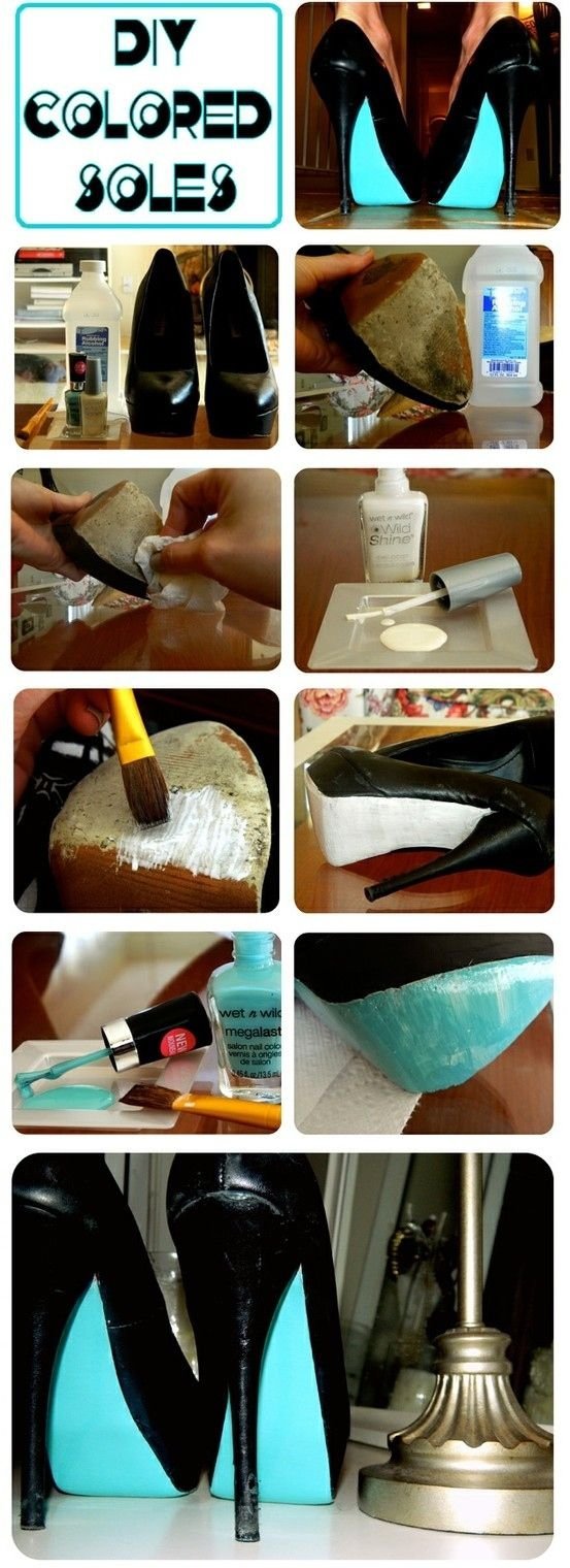 DIY Colored Soles