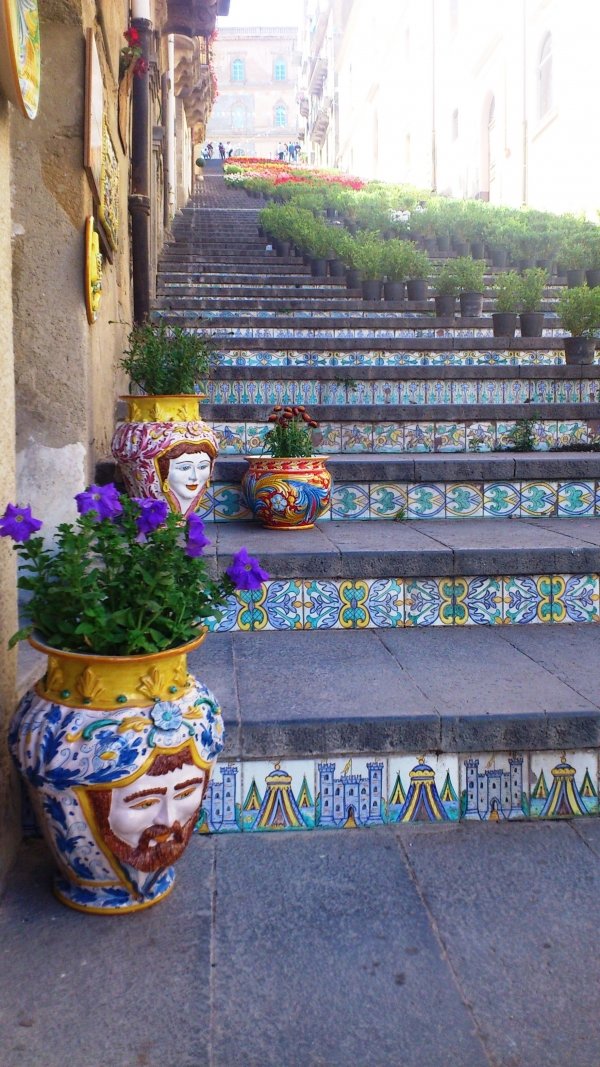 La Scala Di Santa Maria Del Monte, Caltagirone, Sicily