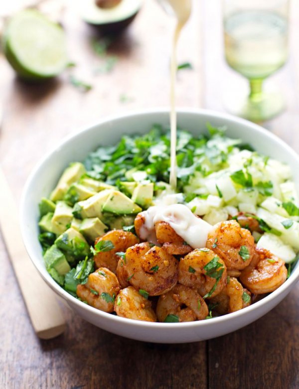 Spicy Shrimp Bowl