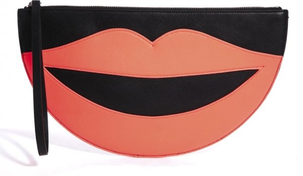 Monki Smile Lips Clutch