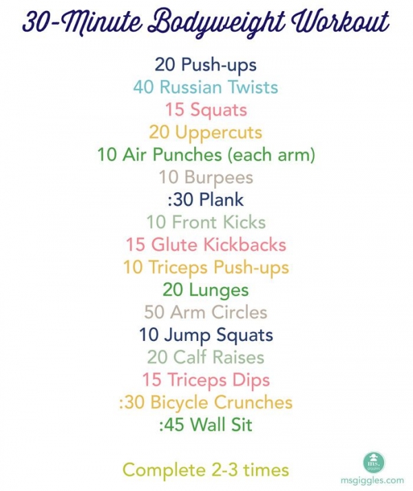 Body Weight Workout