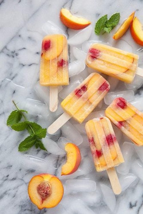 Peach Sangria Popsicle