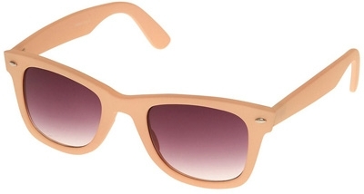 Peach Small Flat Top Sunglasses