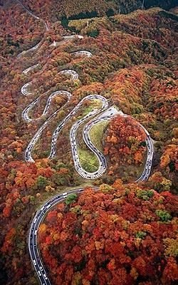 Iroha-zaka Road, Japan