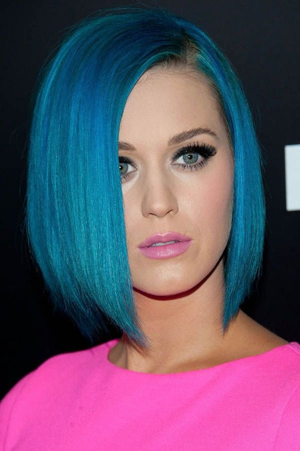 Sleek Blue Bob