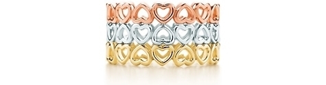 Paloma's Crown of Hearts Three-Row Ring