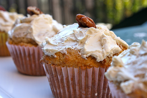 Maple Walnut Cupcakes