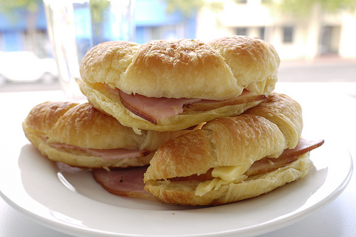 Cheese and Ham Croissant Recipe