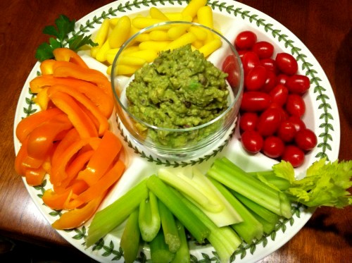 Guacamole and Veggies