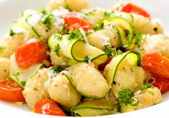 Gnocchi with Zucchini and Brown Butter