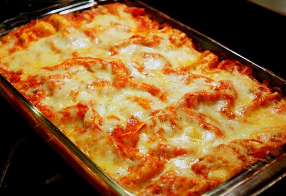 Tomato-Basil Lasagna with Prosciutto