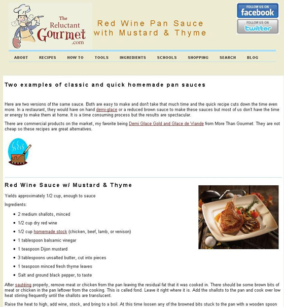 Red Wine Sauce