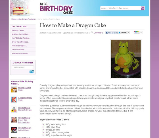 Dragon Cake