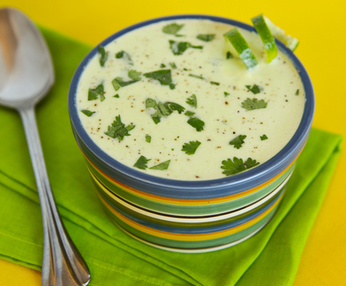 Avocado-Lime Soup with Chipotle Chile