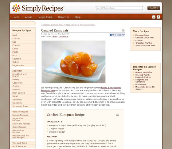 Candied Kumquats