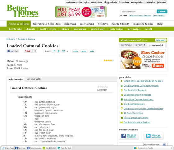 Loaded Oatmeal Cookies