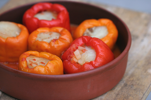 Stuffed Sweet Piquante Peppers