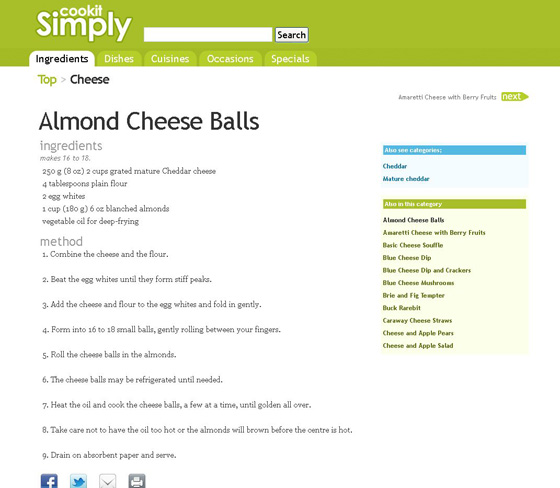 Almond Cheese Balls