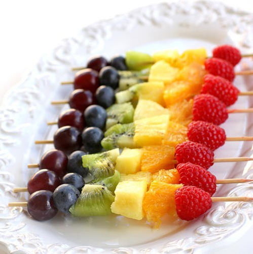 Rainbow Fruit Skewers