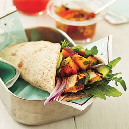 Curry Chicken Wrap Summer Recipe...