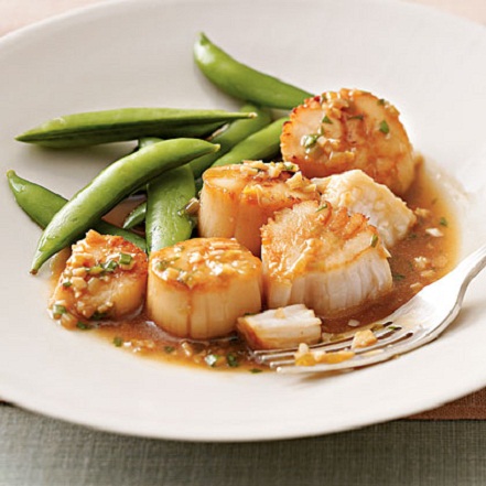 Sesame Sauce Scallops Summer Recipe...