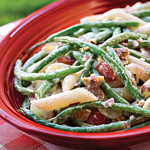 Green Bean, Grape, and Pasta Salad