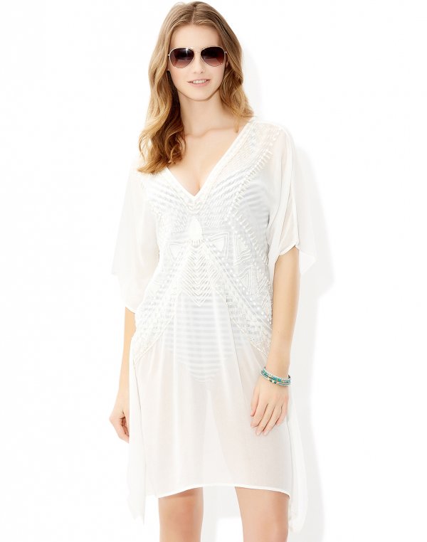 Cherie Embellished Kaftan Dress