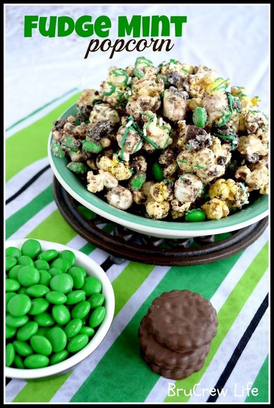 Fudge Mint Popcorn