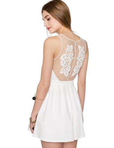 Lace Back Dress