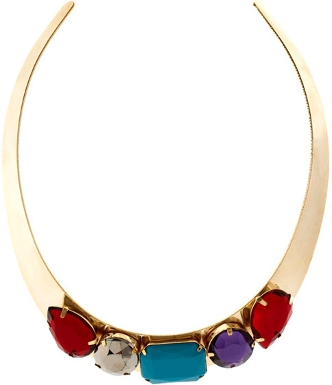 ASOS Gem Torque Necklace