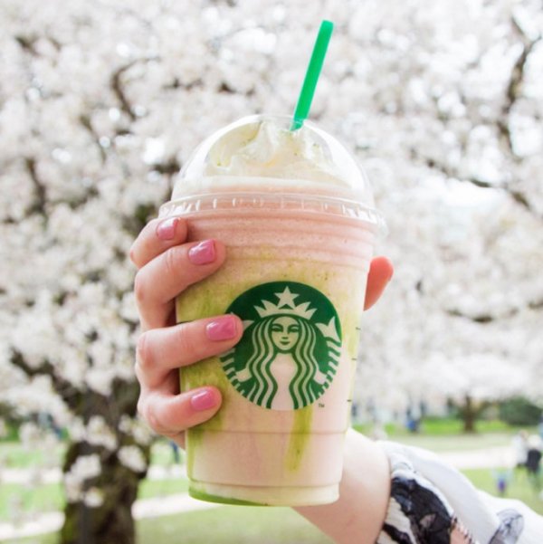 Starbucks, meal, skin, produce, lip,