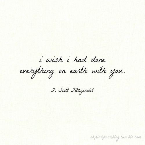 F. Scott Fitzgerald