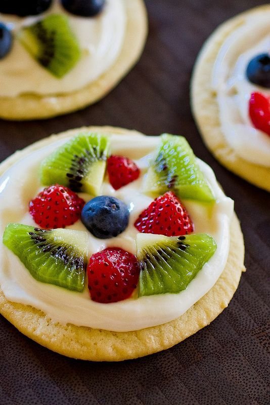 Fruit Pizza Sugar Cookies