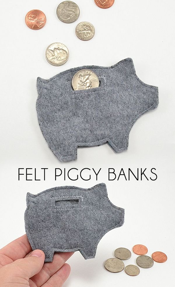 Felt Piggy Banks