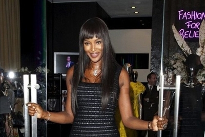 Naomi Campbell's Long Tresses