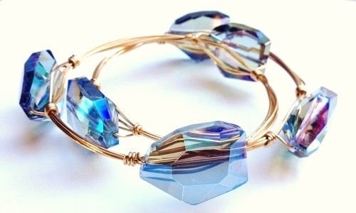 How to Make Wire Wrapped Bangle Bracelets