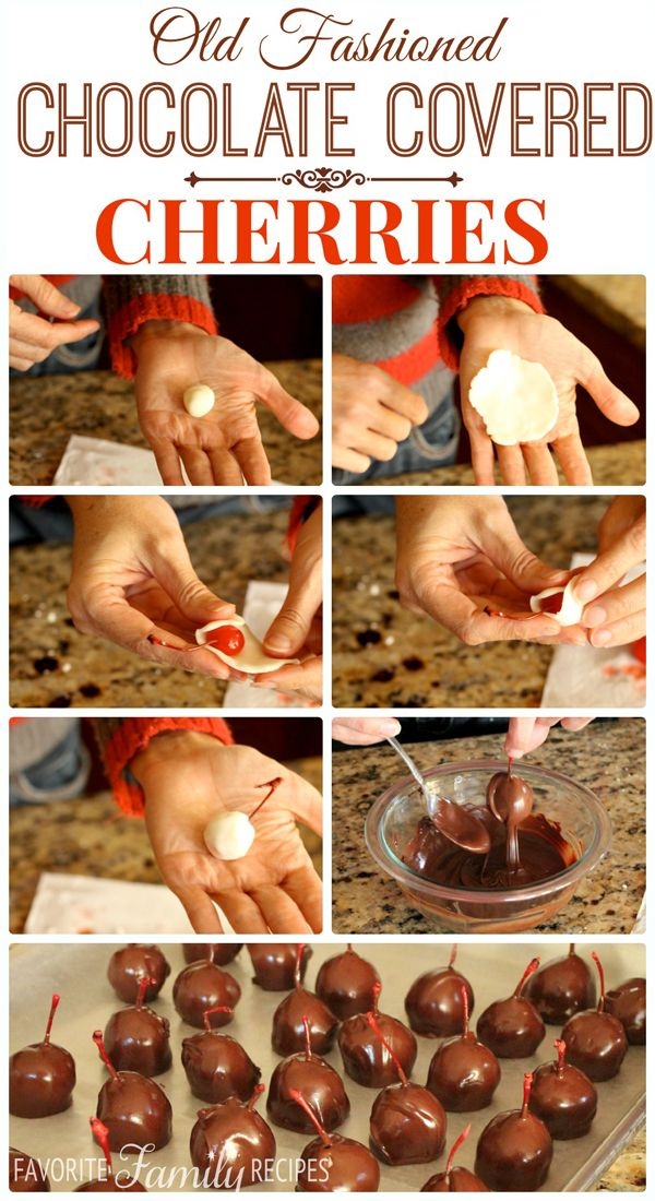 Homemade Chocolate Covered Cherries