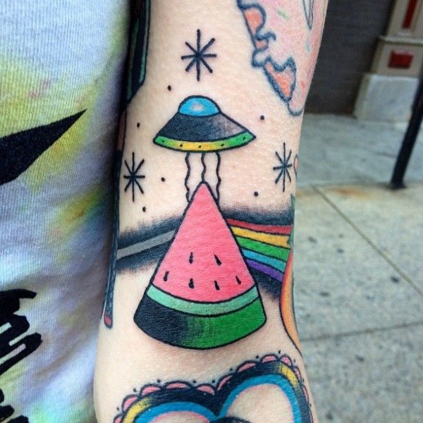 Watermelon Spaceship