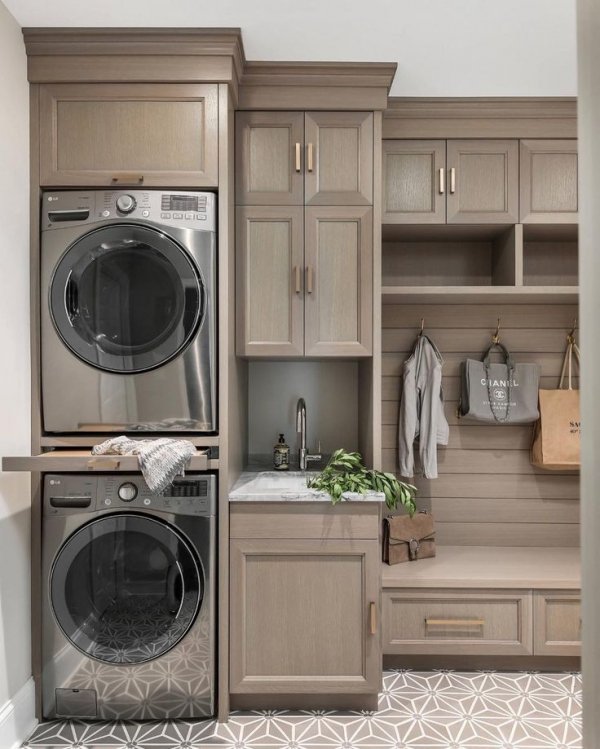 Laundry room, Major appliance, Cabinetry, Laundry, Room,