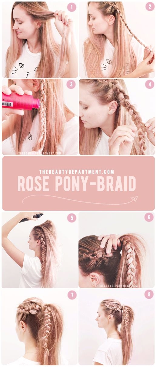 Rose Pony Braid