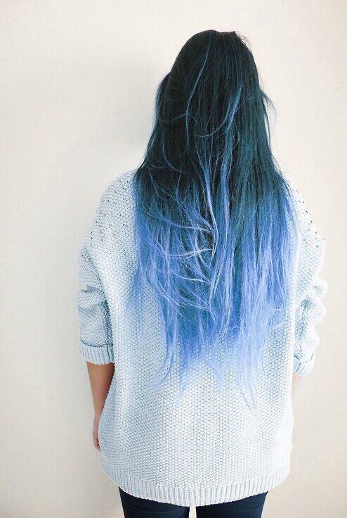 Blue Dip-dye