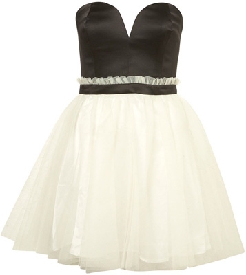 Topshop Dress up Bandeau Prom Dress