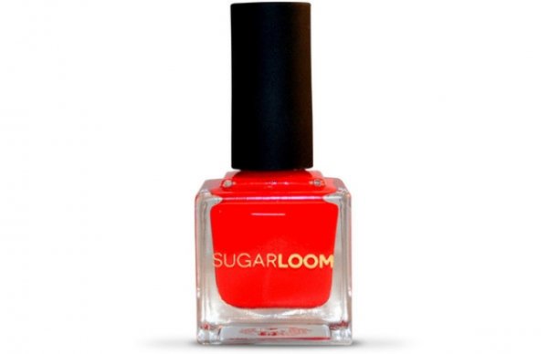 orange red nail color